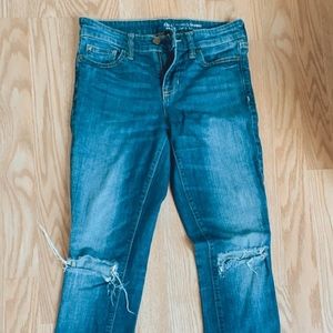 Gap Ripped Knee Skinny Jeans